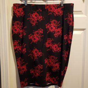 Torrid elastic waist pencil skirt